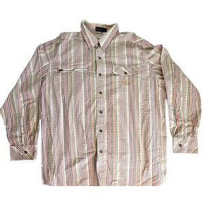 Vintage Rocawear Mens Button Down‎ Shirt Size 3XL XXXL Zip Pockets Y2K Hip Hop